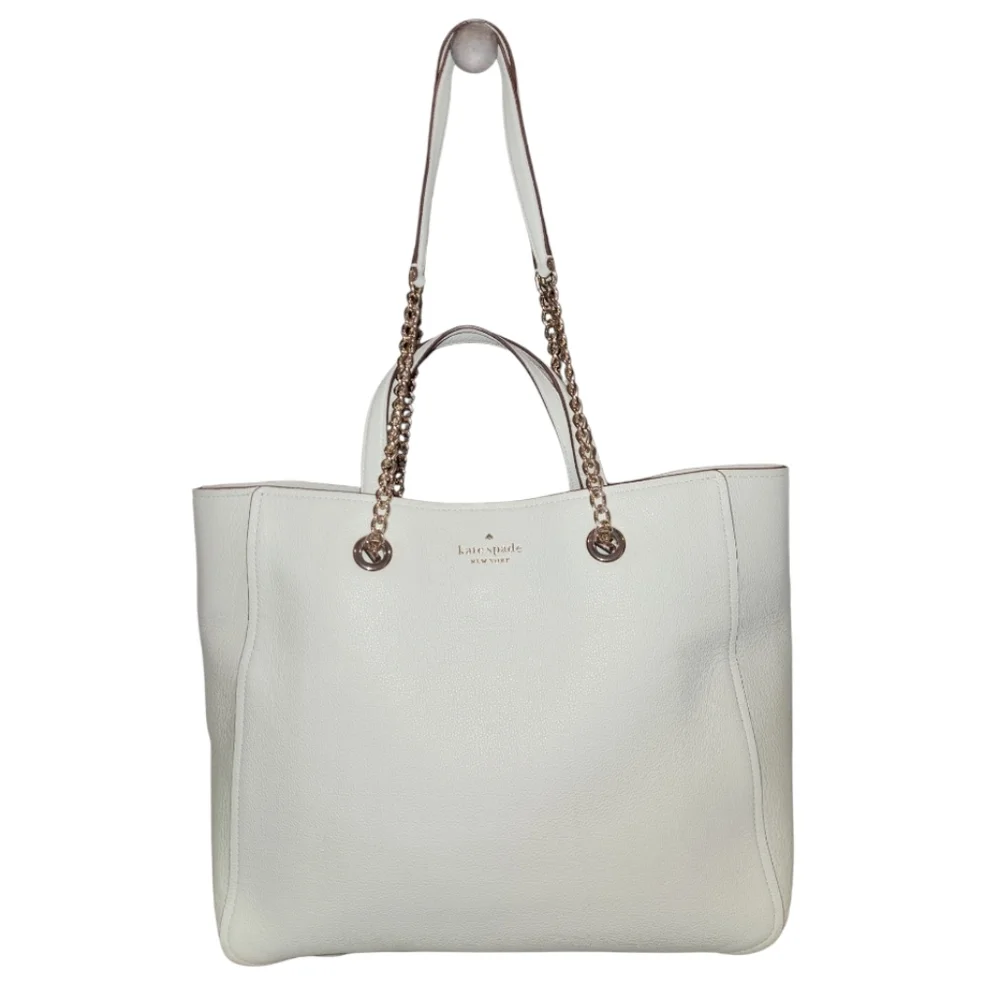 Kate Spade Infinite Triple Compartment Mint Leather Tote Bag - Picture 2 of 7